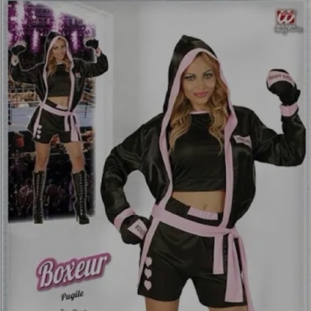 Women's Black and Pink Jacket